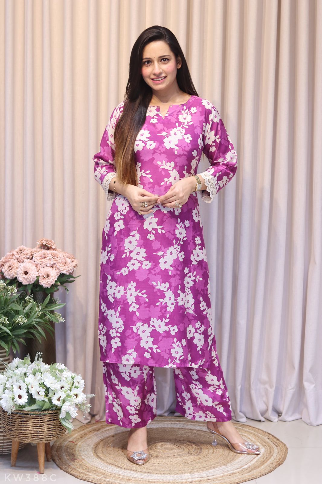 Pure Cotton Muslin Silk Kurti Pant