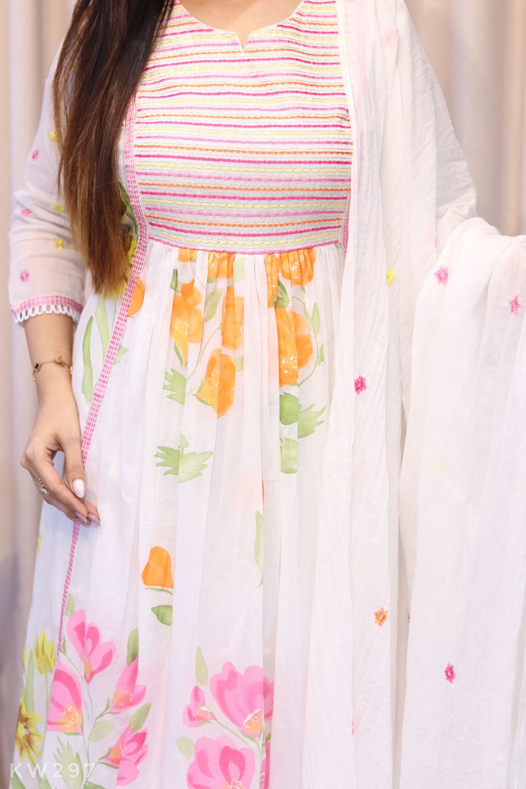 Mul Cotton Kurti Set