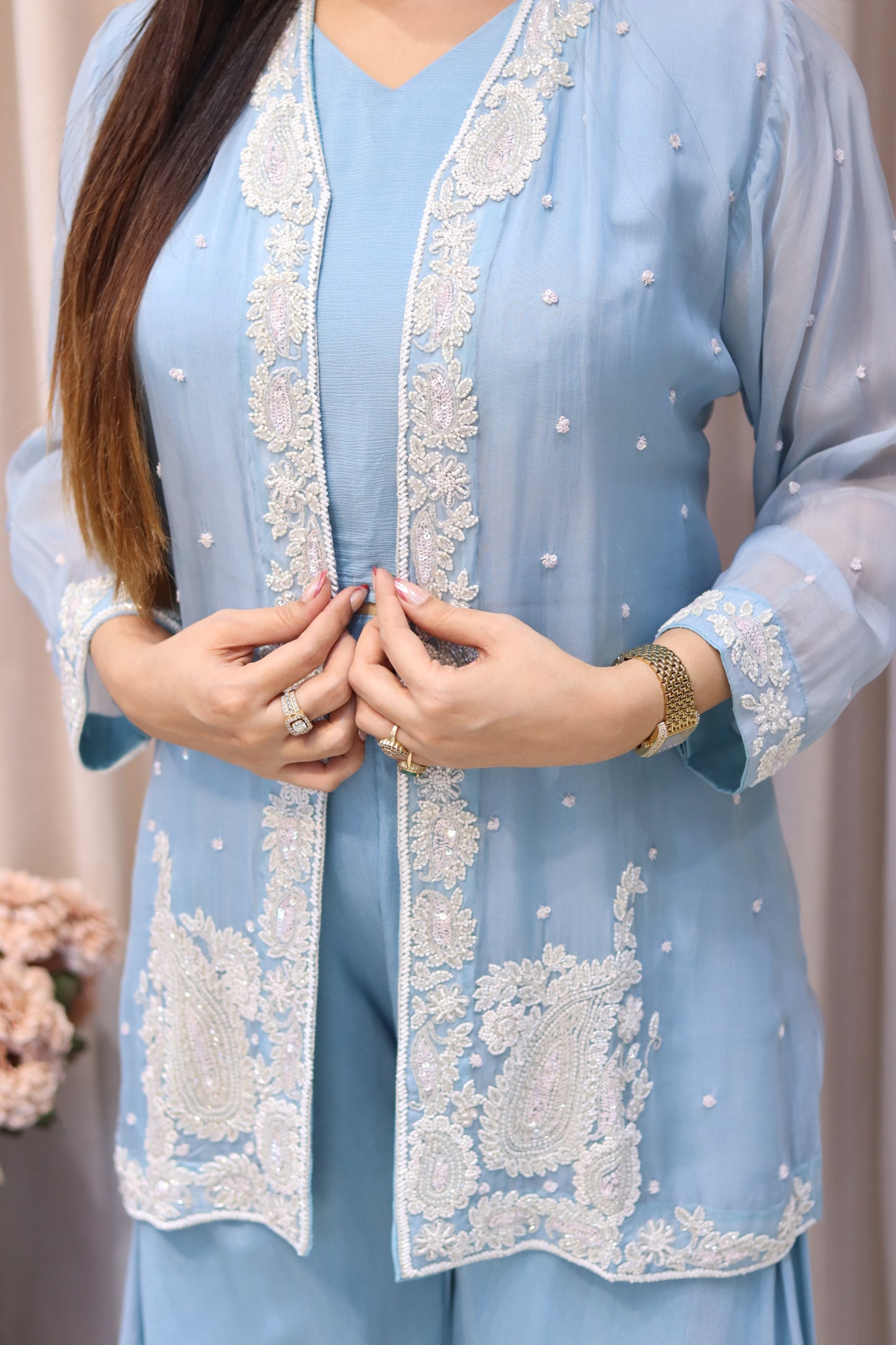 Pure Chinnon Indowestern