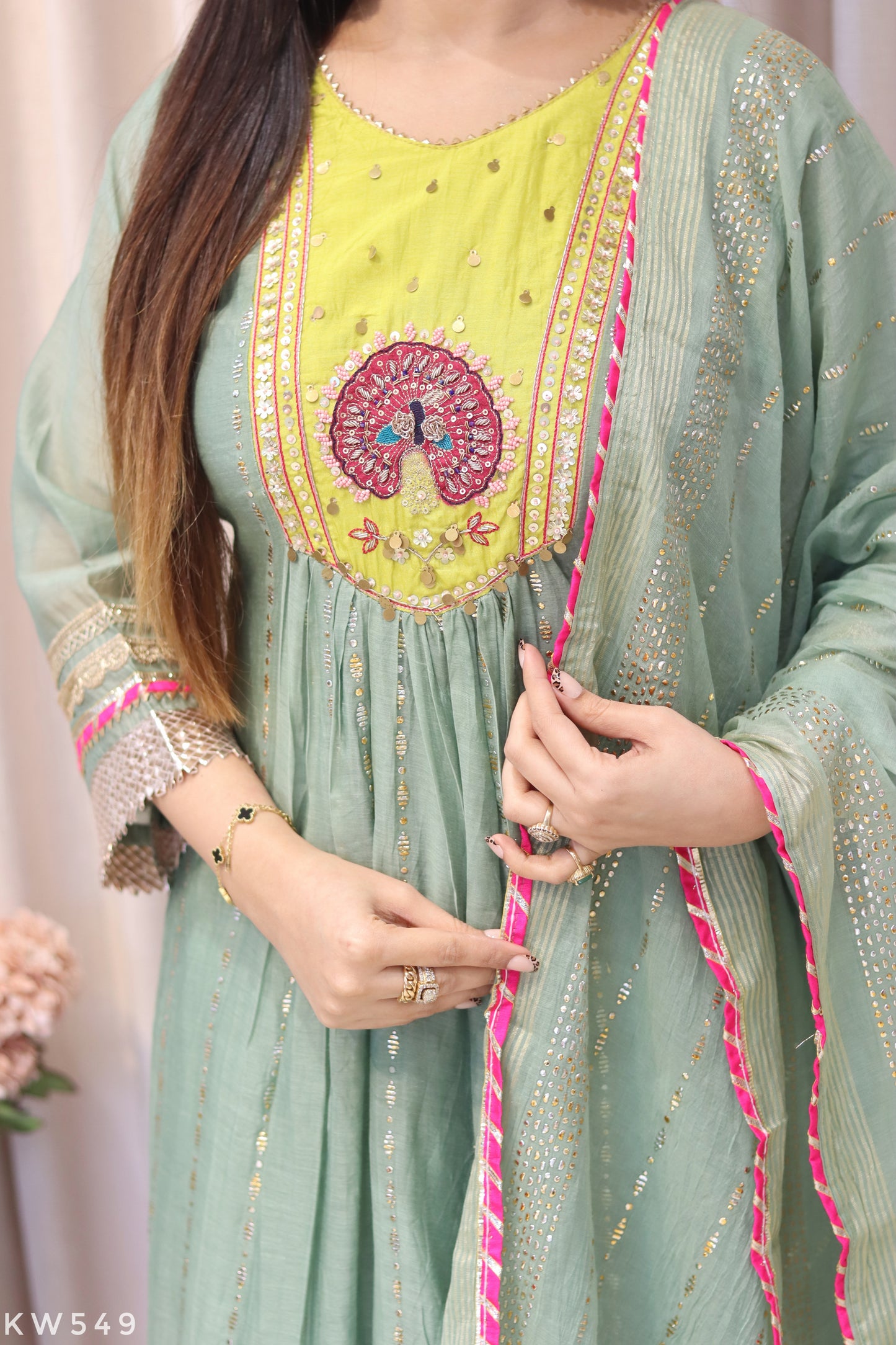 Handcrafted Banarasi Mul Chanderi