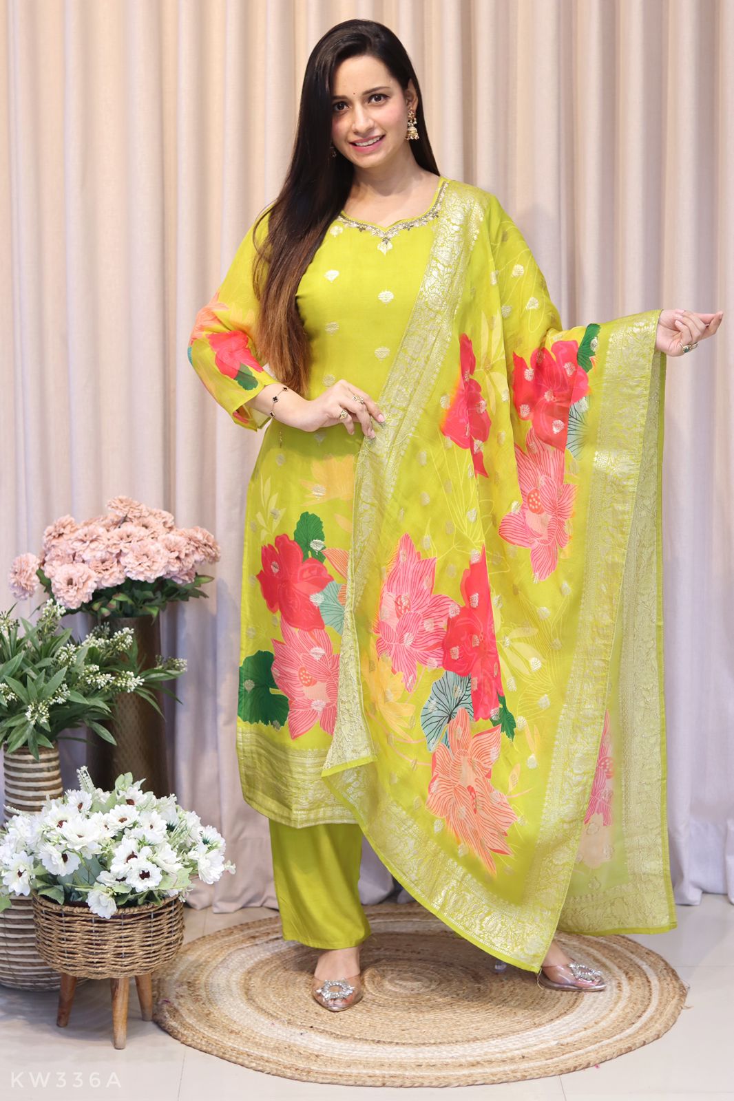 Pure Organza Suit