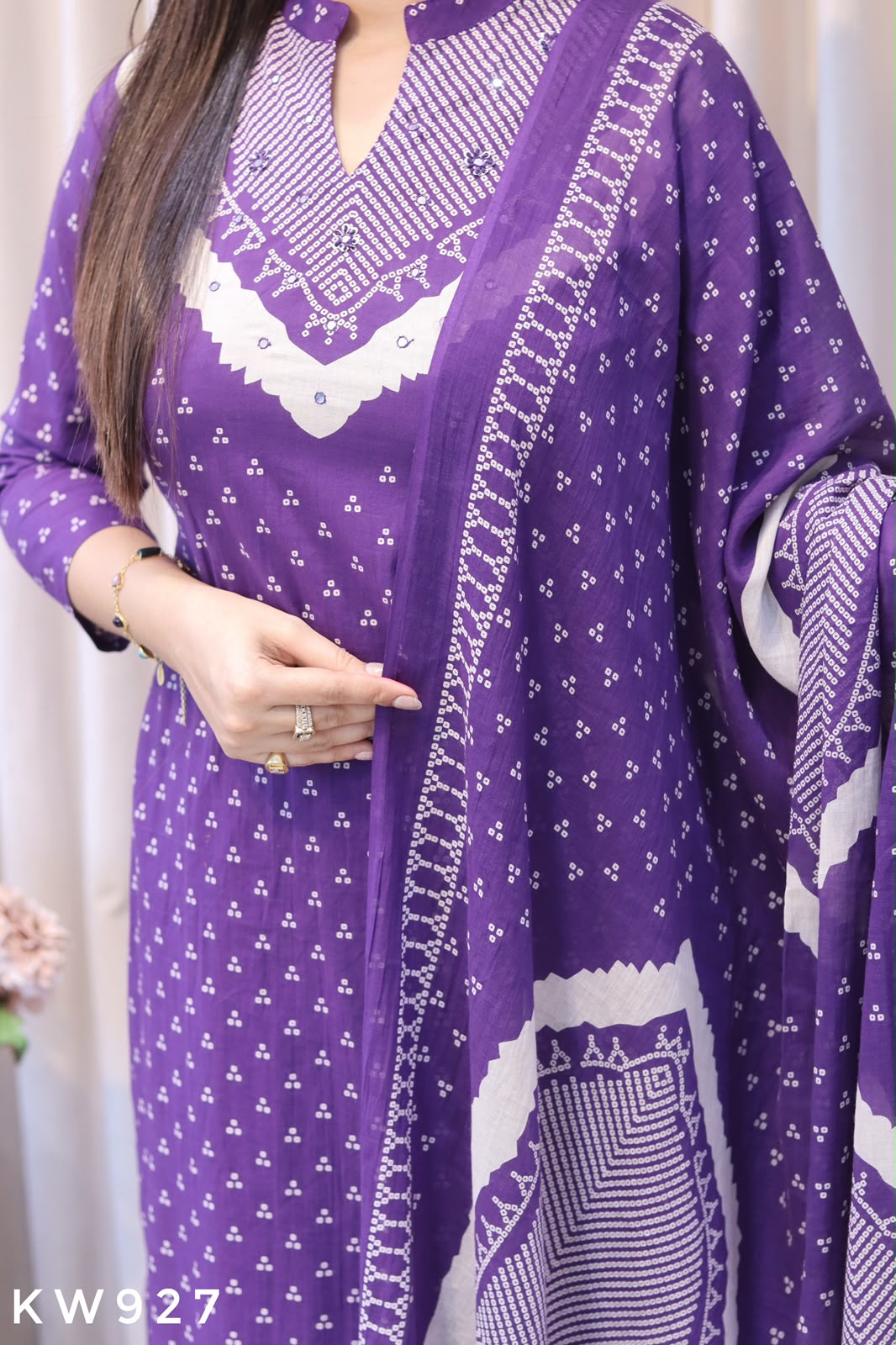 Pure Cotton Bandhani