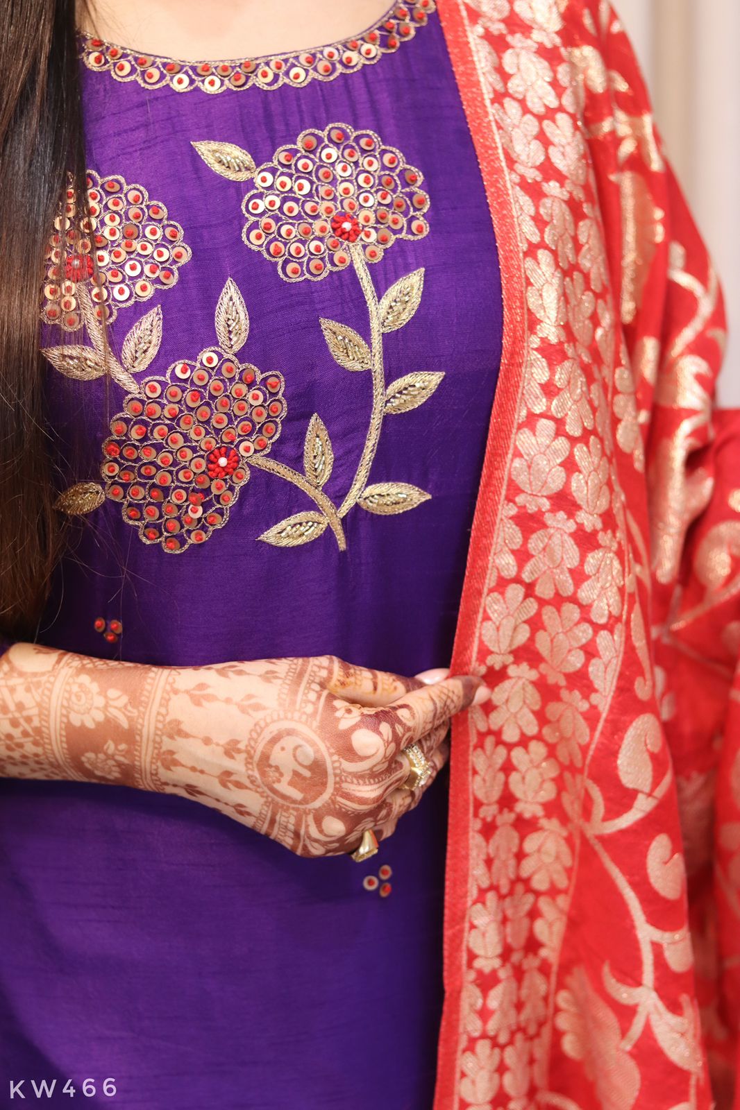 Pure Dola Silk Kurti Set