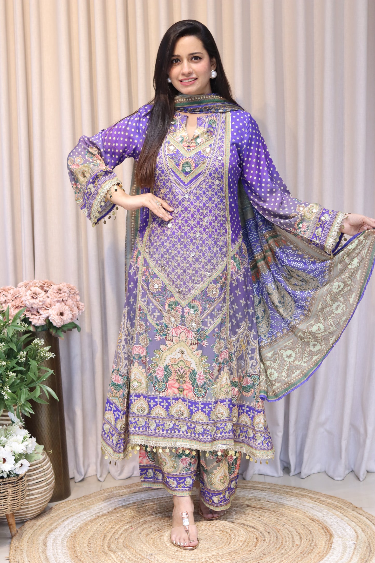 Pure Muslin Suit