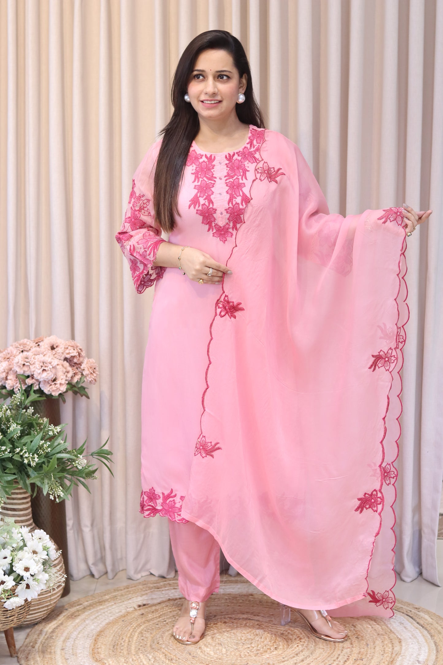 Viscose Organza Suit