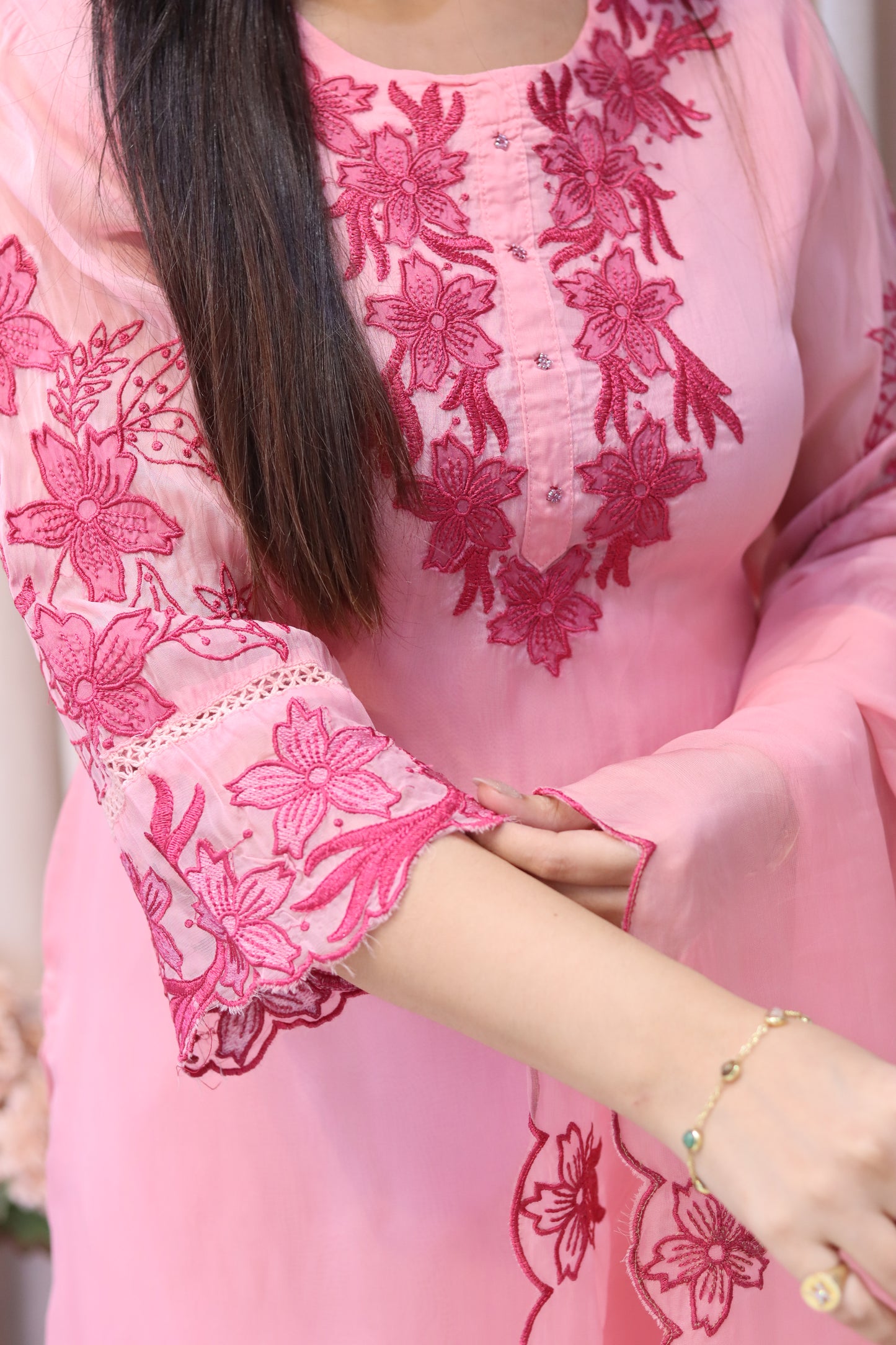 Viscose Organza Suit