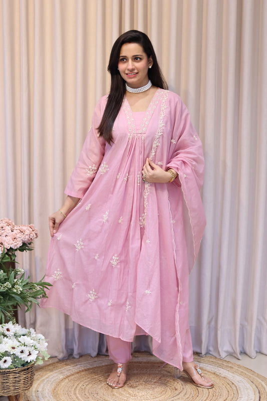 Mul Chanderi Kurti