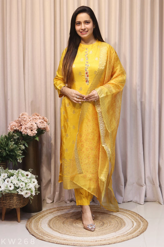 Banarasi Silk Suit