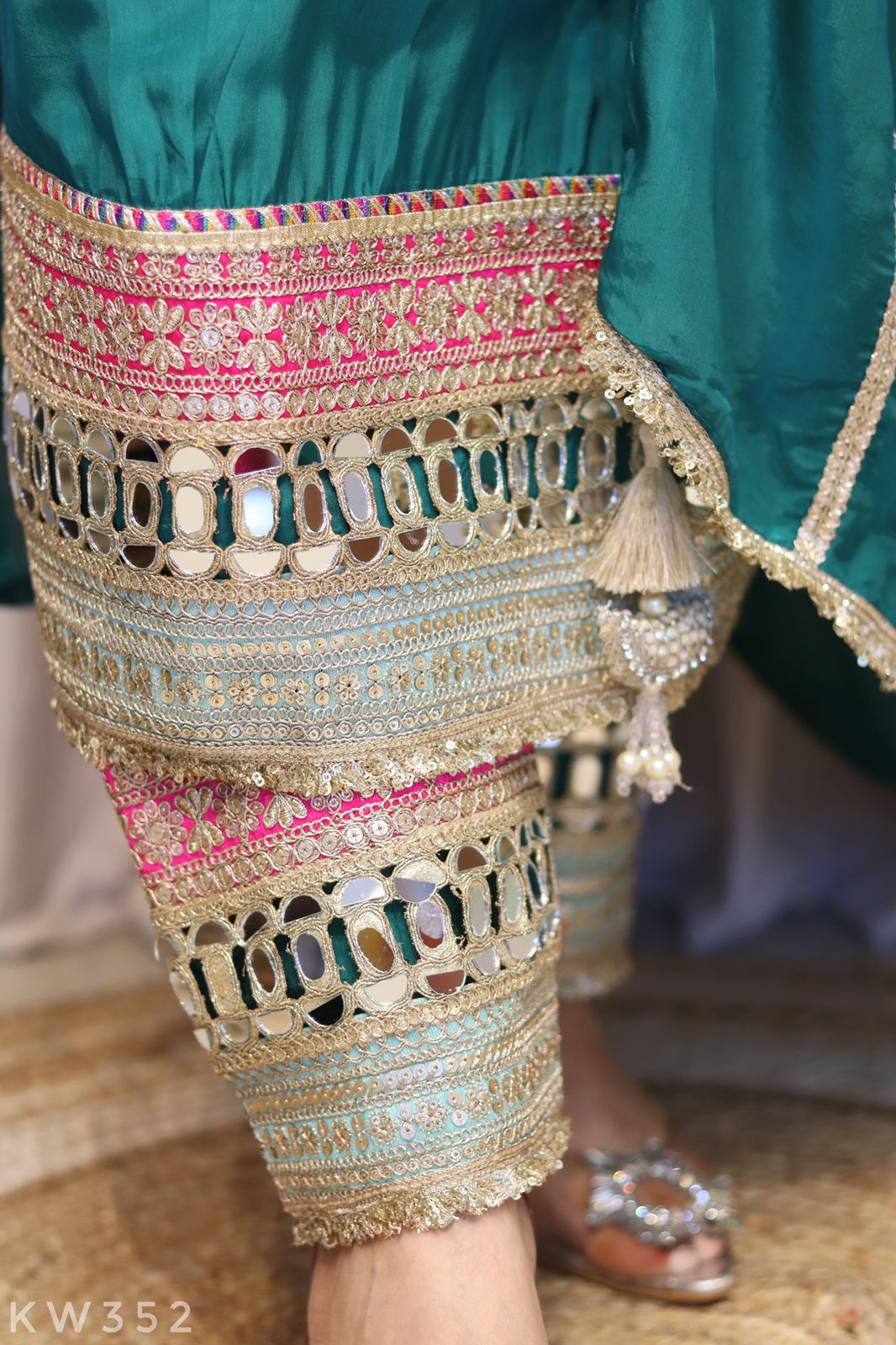 Pure Crape Suit