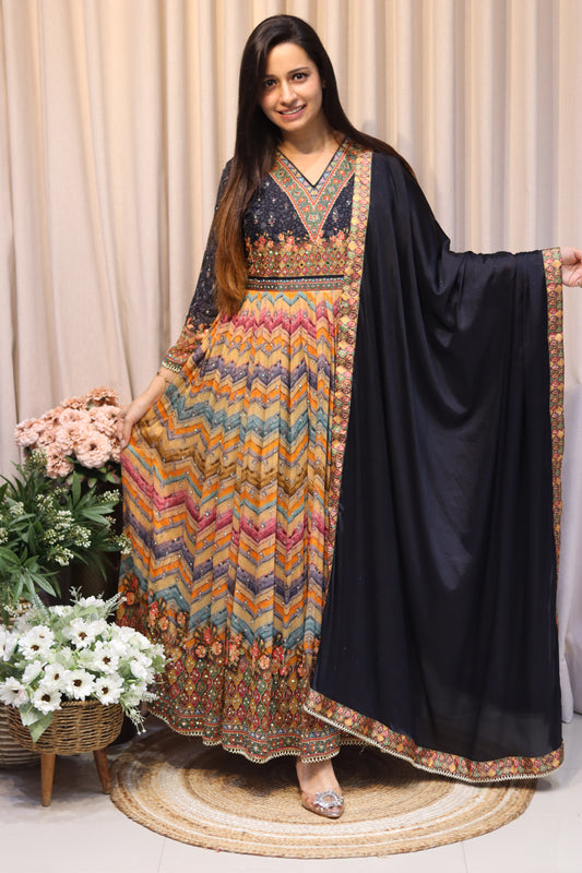 Chinnon Printed Gown