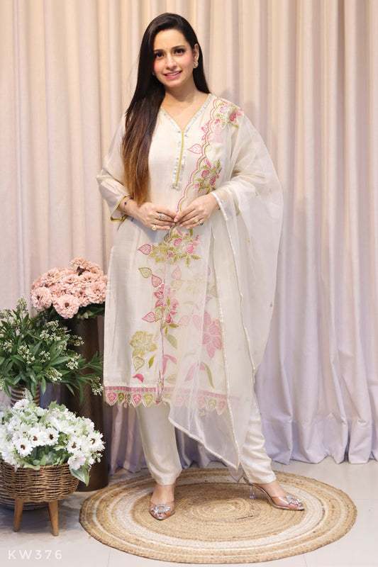 Cutwork Shimmer Suit