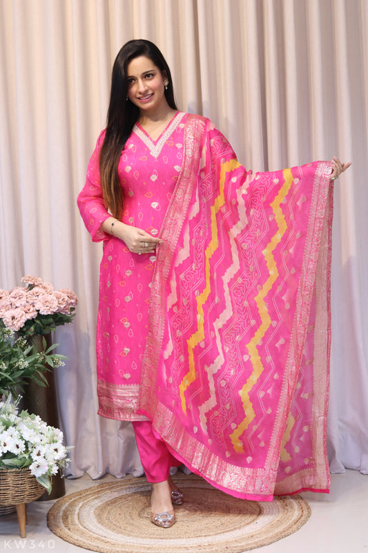 Pure Organza Suit