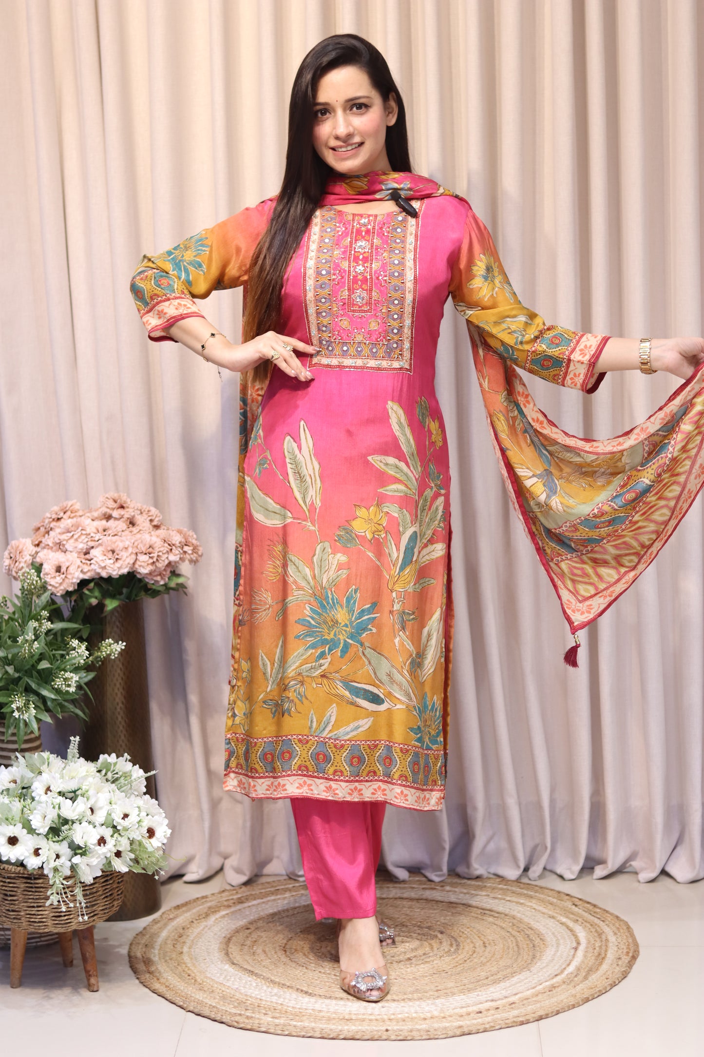 Pure Muslin Suit