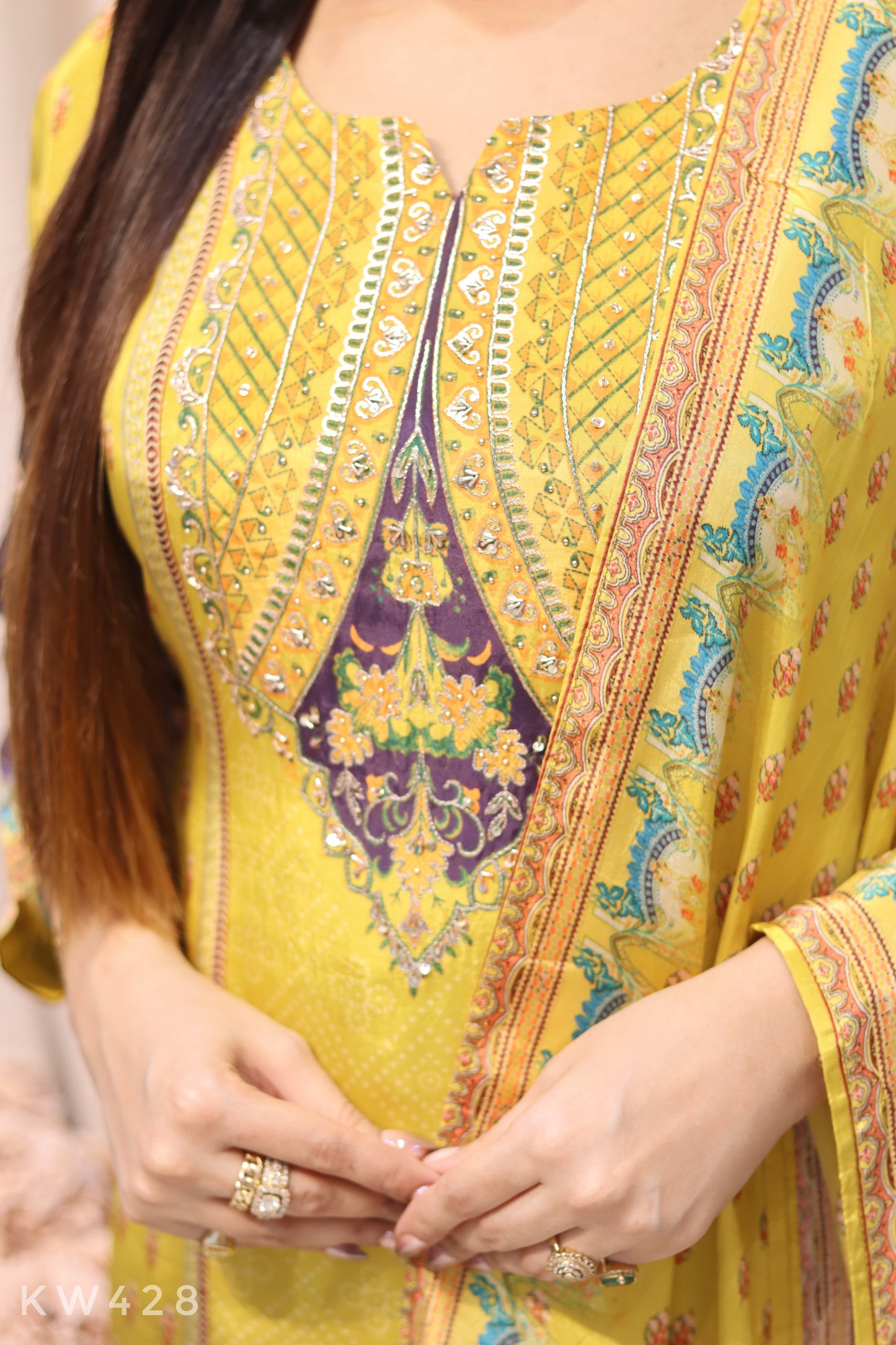 Pure Crape Silk Suit