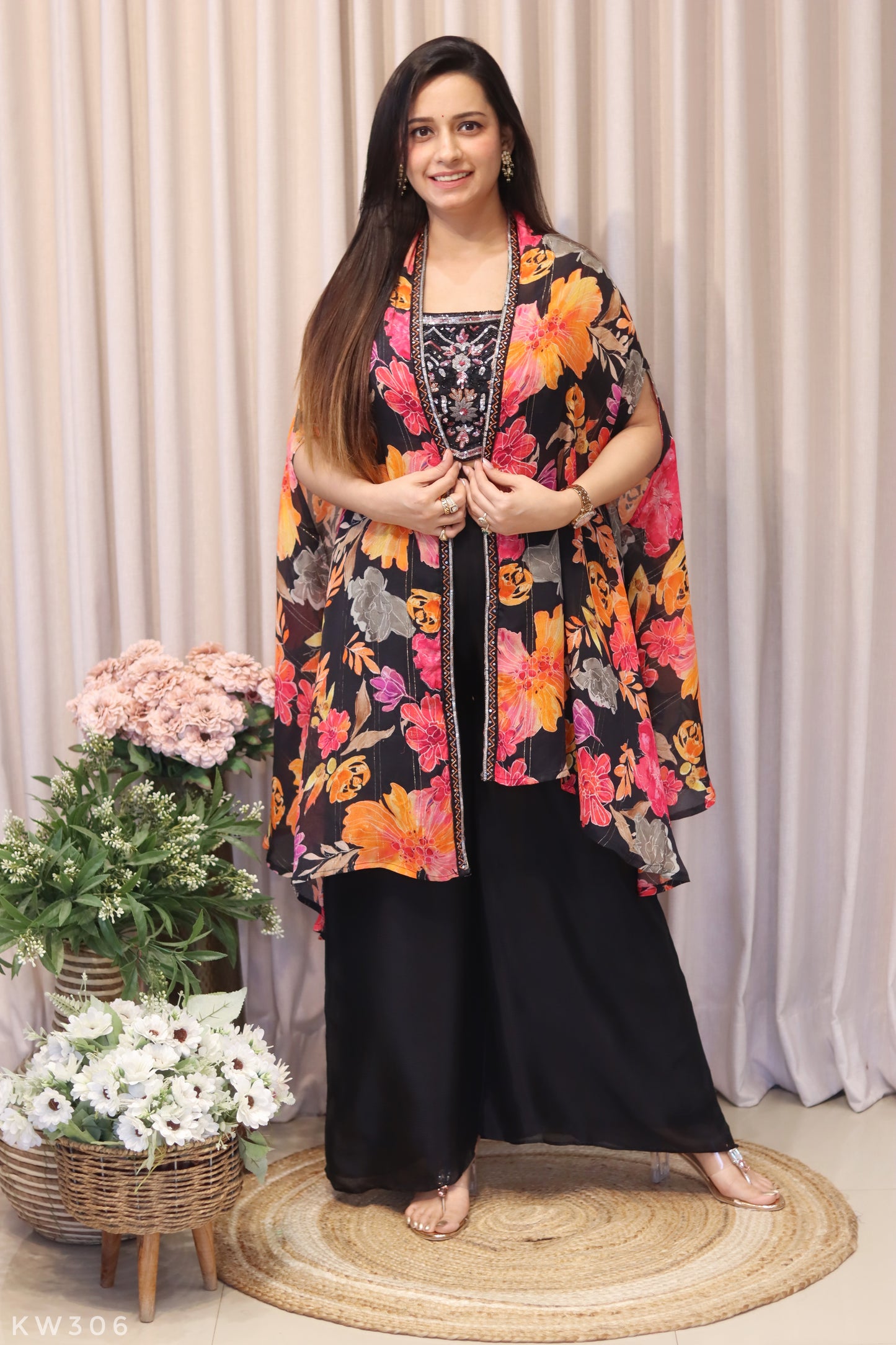 Pure Chinnon Indowestern