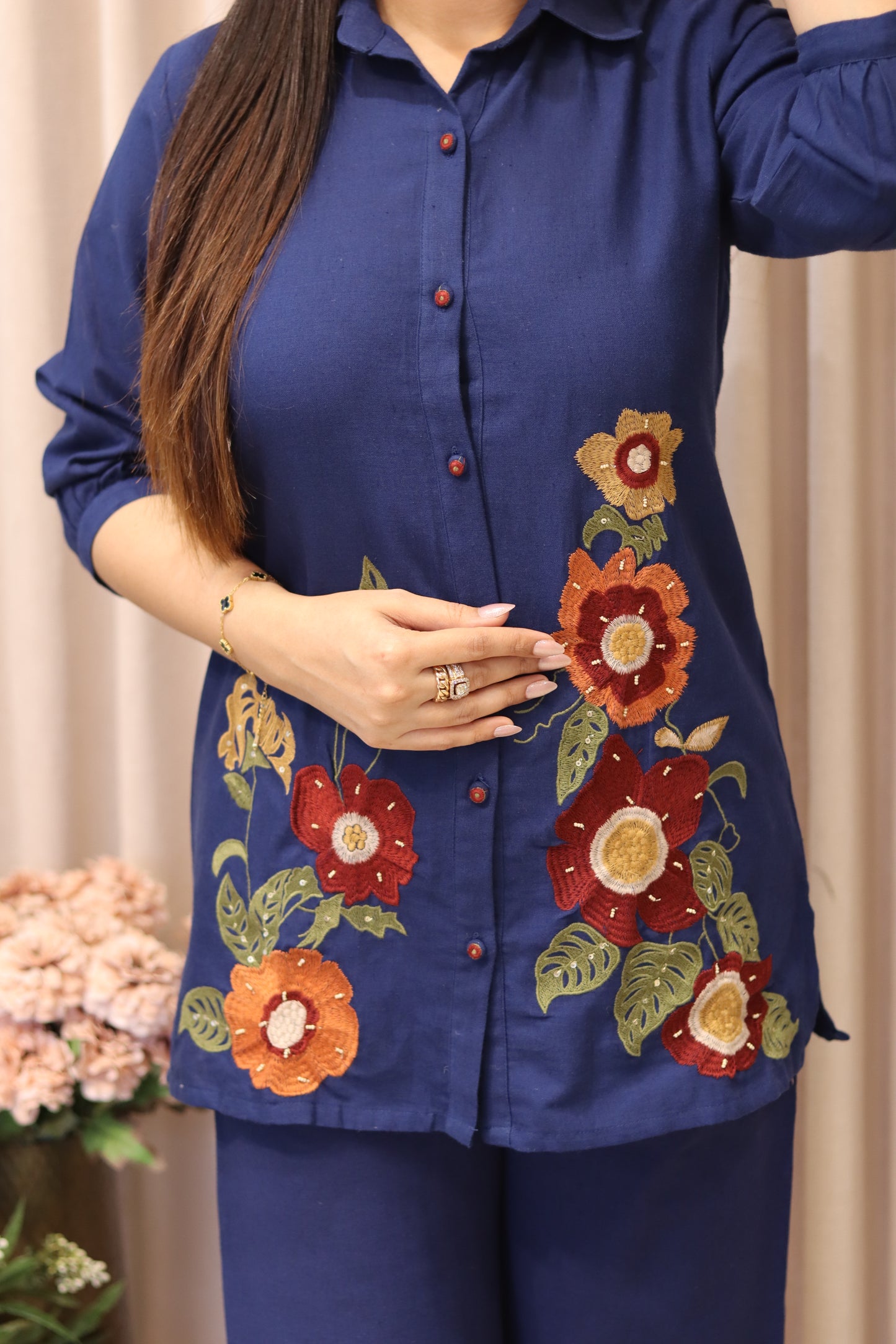 Khaddi Cotton Coordset