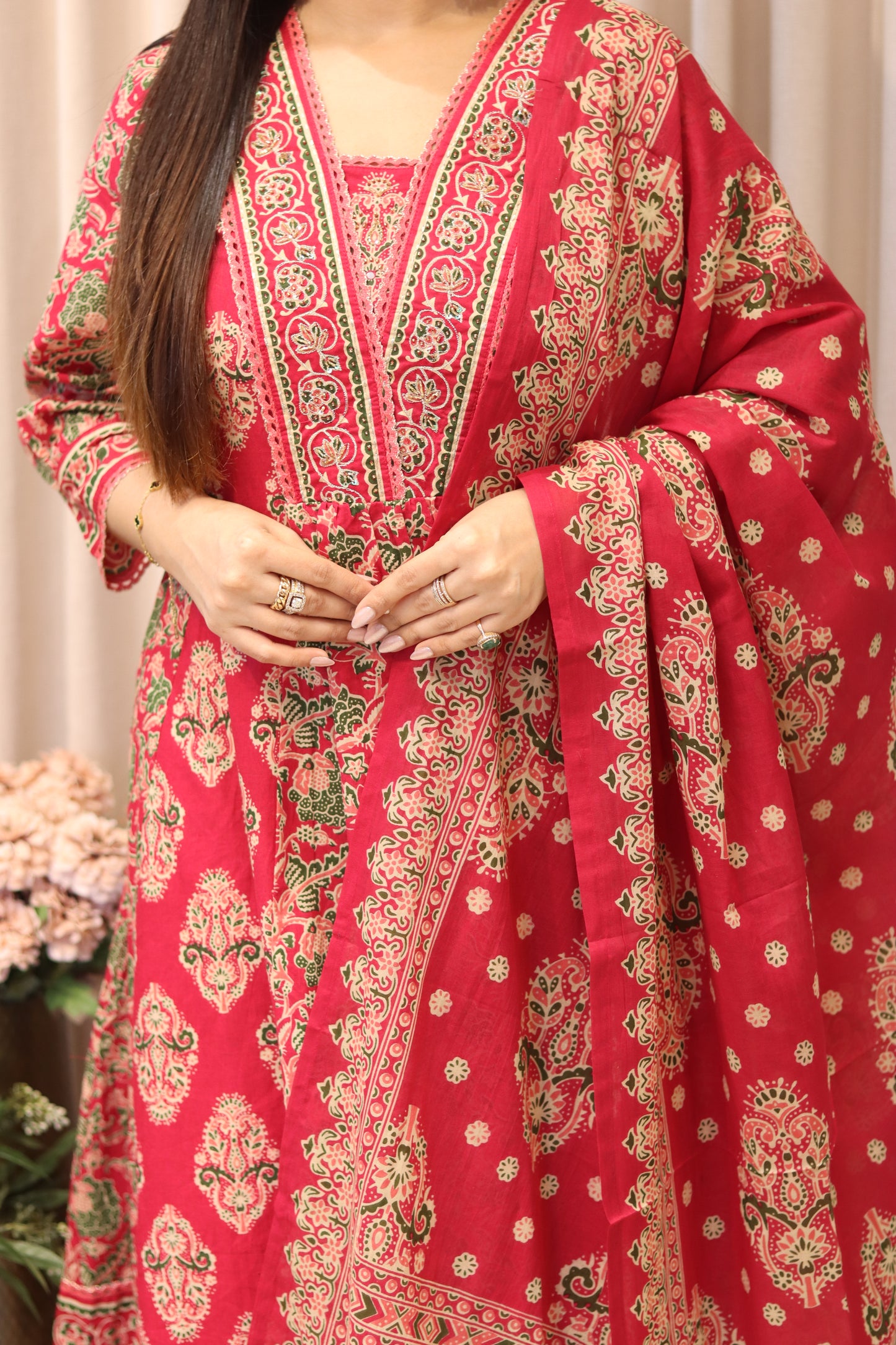Pure Cotton Anarkali