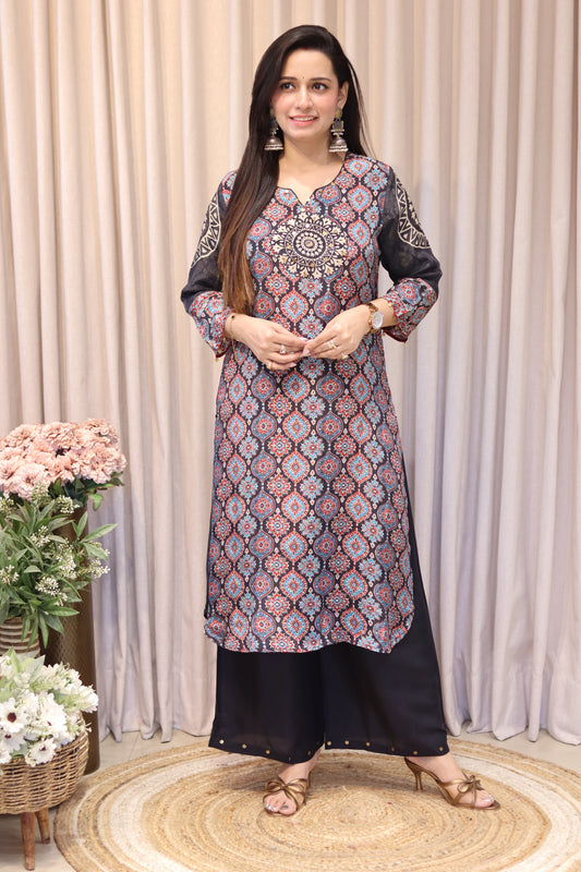Azrakh Printed Kurti