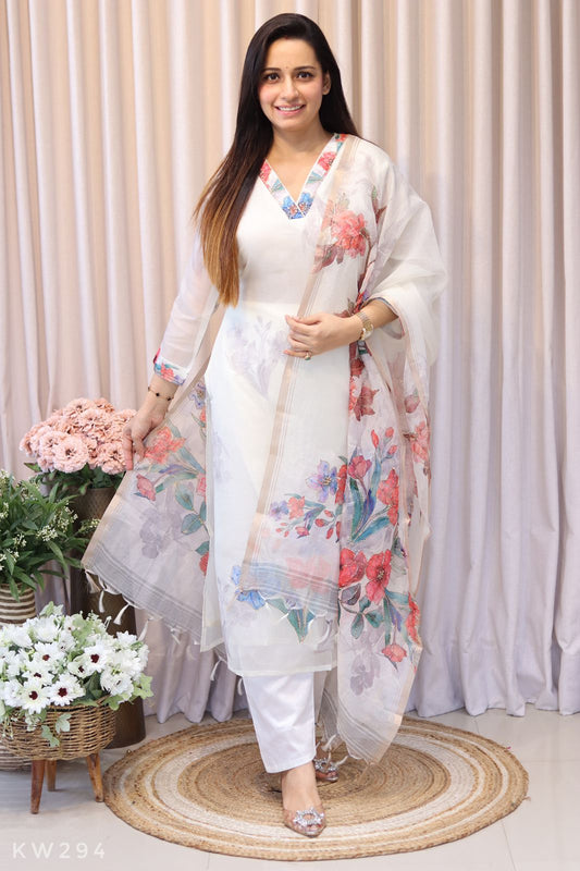 Organza Silk Kurti
