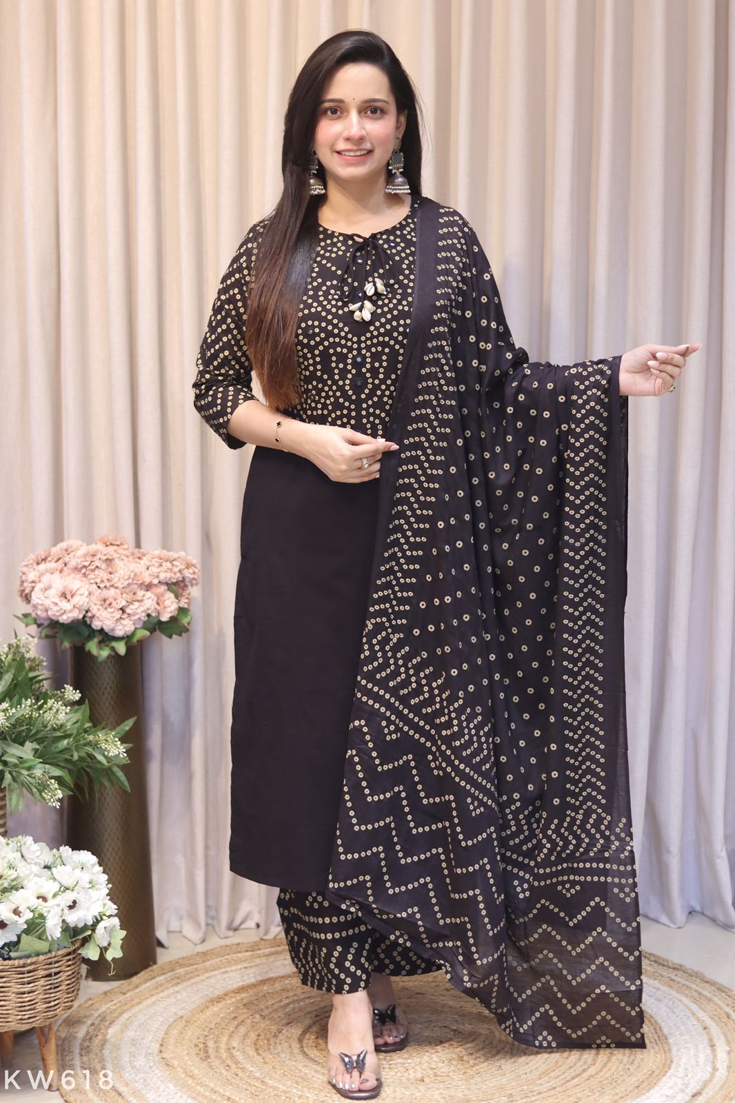 Pure Cotton Bandhani