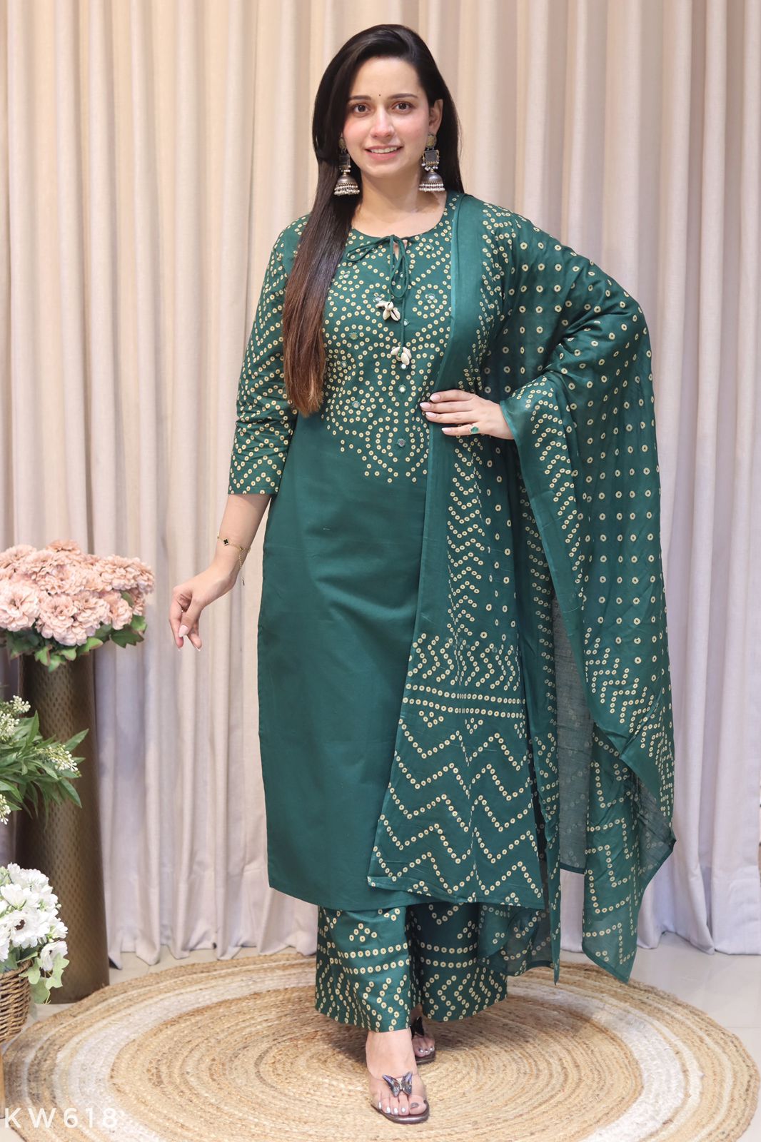 Pure Cotton Bandhani