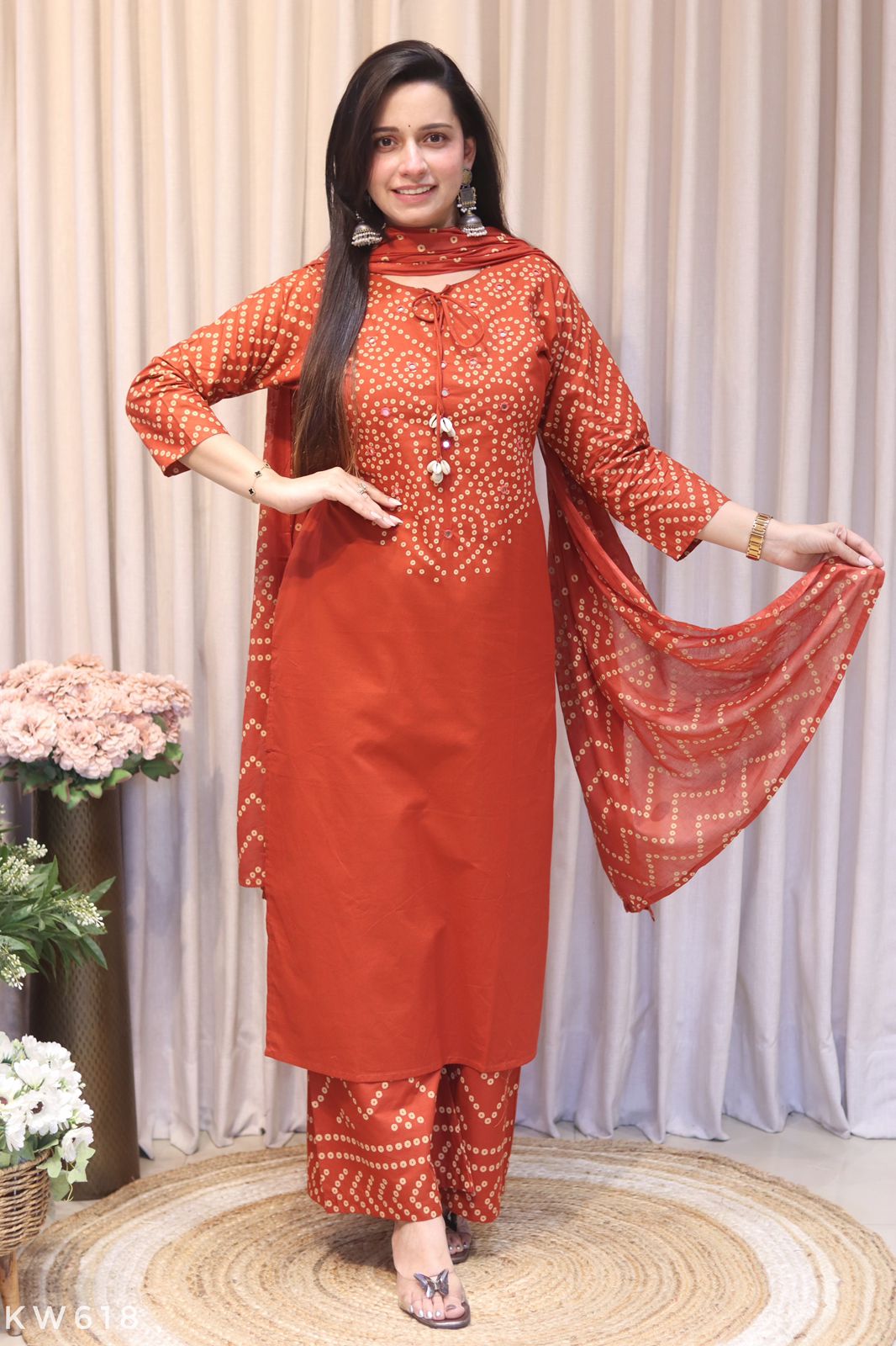 Pure Cotton Bandhani
