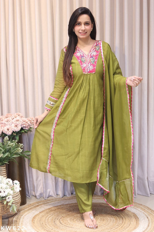 Pure Banarasi Mul Chanderi