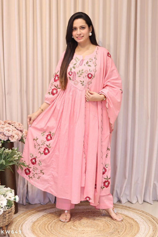 Pure Mul Chanderi Aline