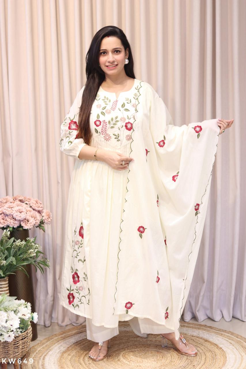 Pure Mul Chanderi Aline