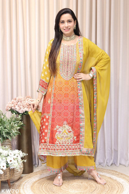 Pure Crape Bandhani