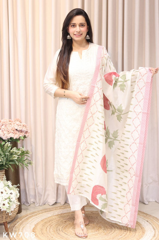 Pure Cotton Chikankari