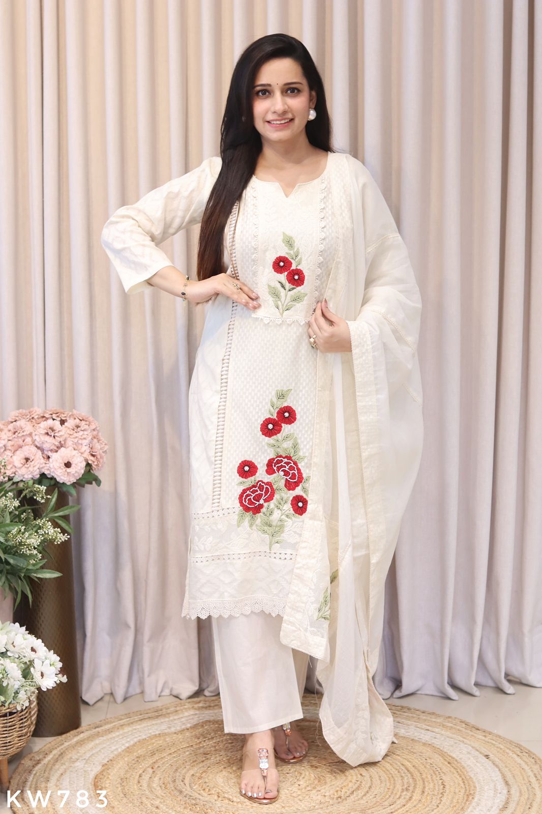 Pure Schiffli Cotton