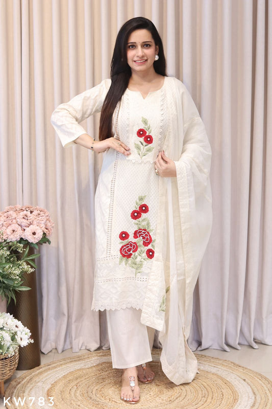 Pure Schiffli Cotton