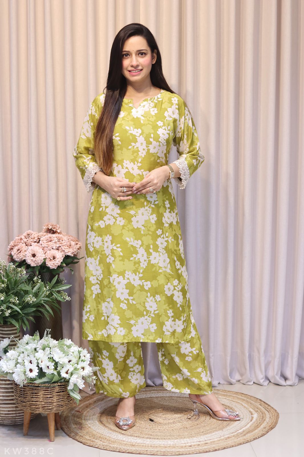 Pure Cotton Muslin Silk Kurti Pant