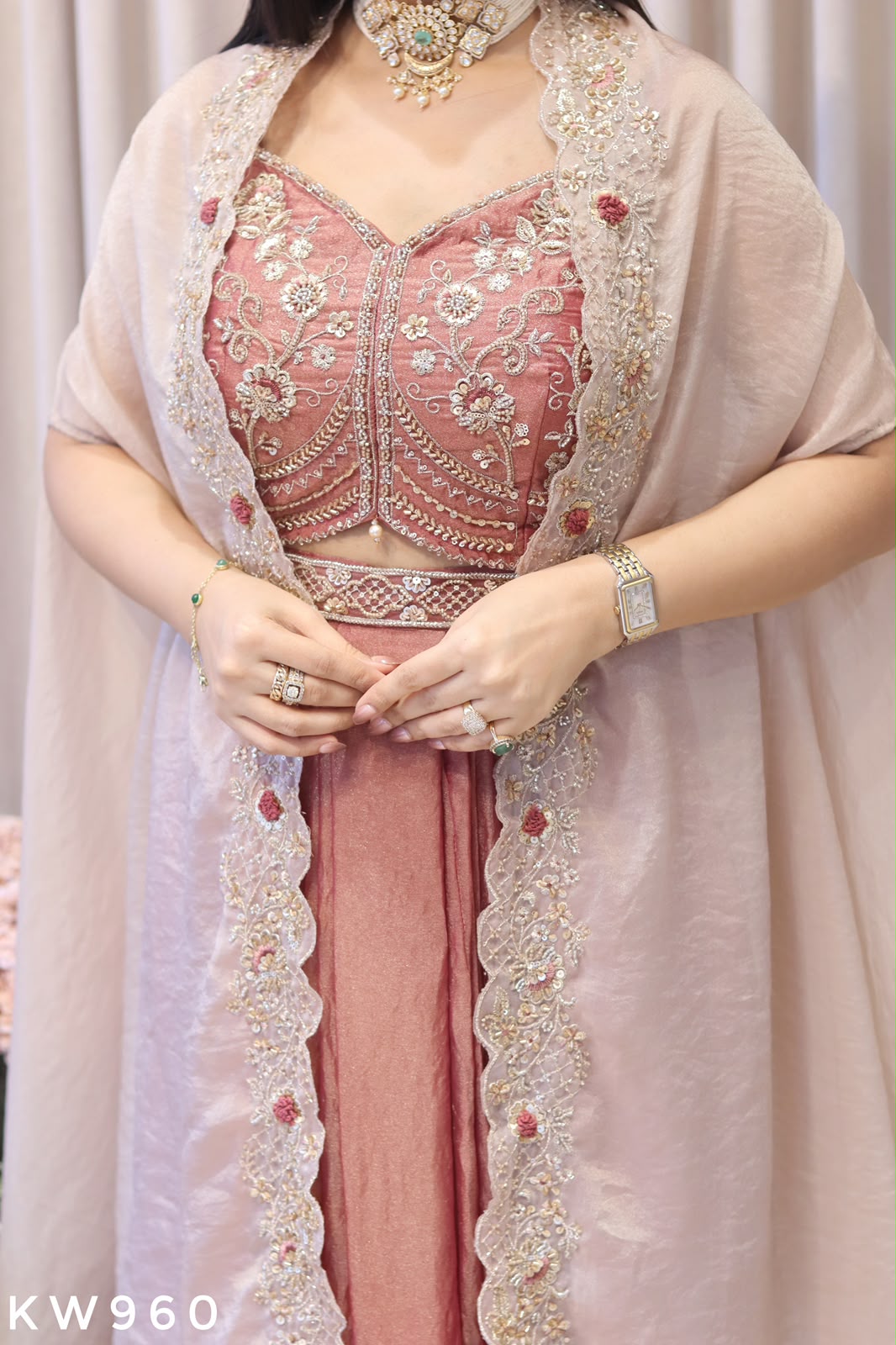 Pure Fendi IndoWestern