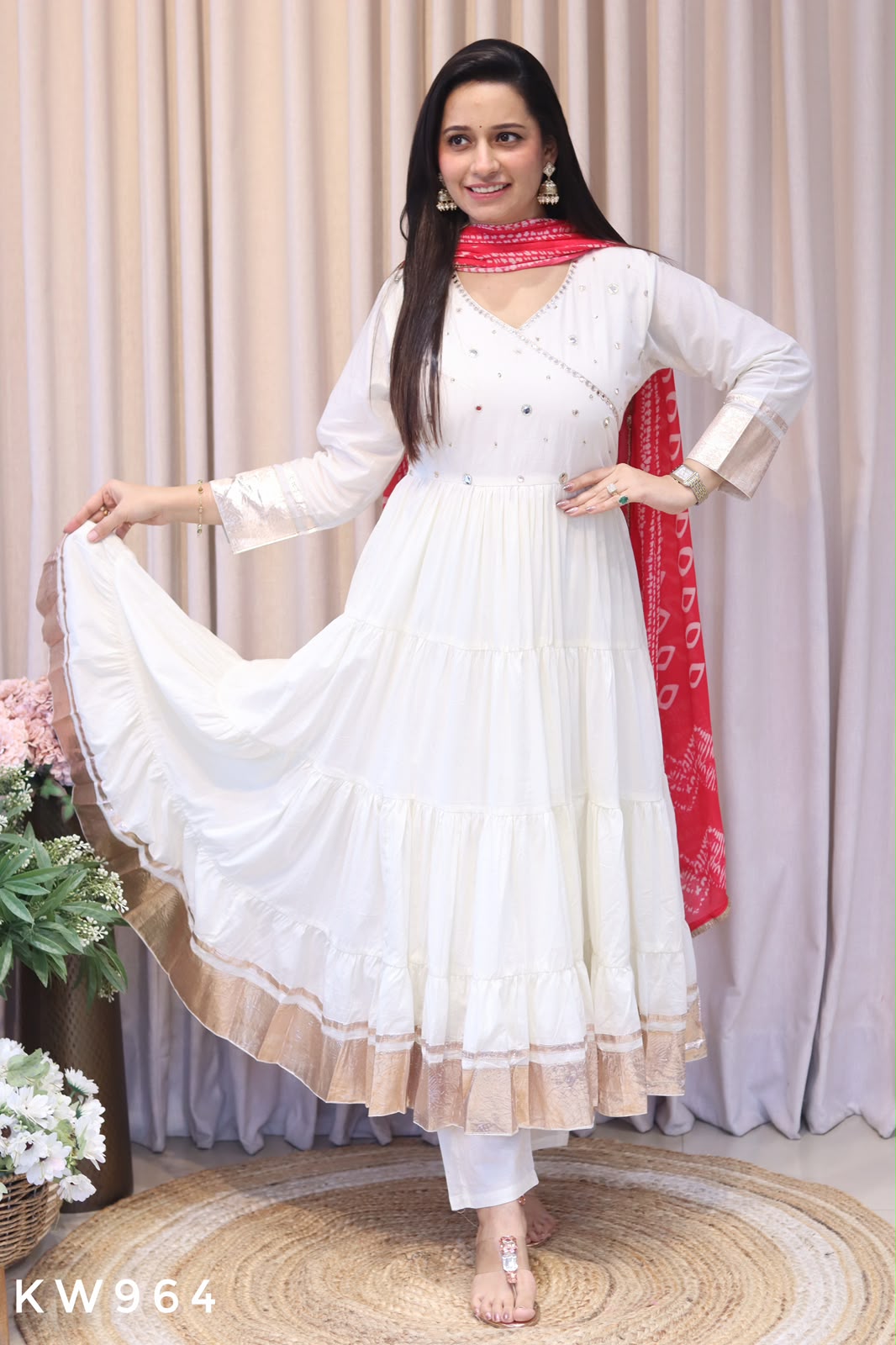 Pure Cotton Anarkali